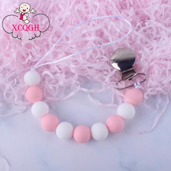 pacifier holders&clips# xcqgh baby chain multi-color diy 15mm silicone molar beads anti-lost iron clip
pacifier holders&clips# xcqgh baby chain multi-color diy 15mm silicone molar beads anti-lost iron clip