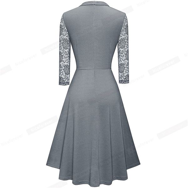 nice-forever autumn solid color with hollow out lace patchwork retro dresses business party flare swing women dress a234, Black;gray
nice-forever autumn solid color with hollow out lace patchwork retro dresses business party flare swing women dress a234, Black;gray