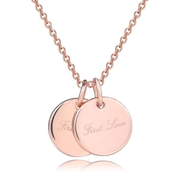pendant necklaces letter first love double round necklace for women rose white gold color fashion jewelry valentine's day present n363, Silver
pendant necklaces letter first love double round necklace for women rose white gold color fashion jewelry valentine's day present n363, Silver
