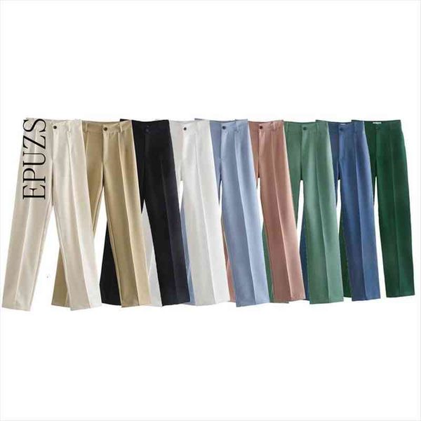 za elegant office white straight pants women vintage joggers women high waist trousers korean clothing, Black;white
za elegant office white straight pants women vintage joggers women high waist trousers korean clothing, Black;white