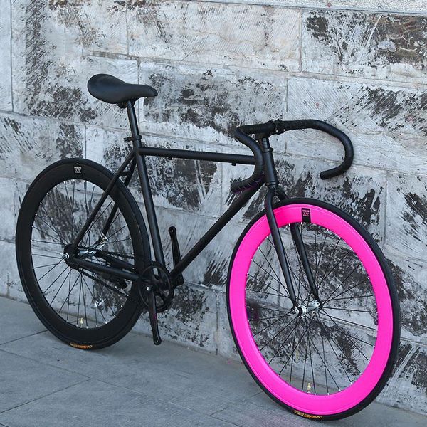 bicycle 26 inch road bike fixed gear men and women style learning life down brake solid tire racing bikes
bicycle 26 inch road bike fixed gear men and women style learning life down brake solid tire racing bikes
