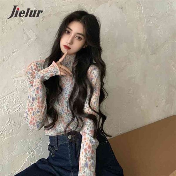 lady fashion floral stand collar base shirt slim long-sleeved korean pleated t-shirts for women autumn winter 210426, White
lady fashion floral stand collar base shirt slim long-sleeved korean pleated t-shirts for women autumn winter 210426, White