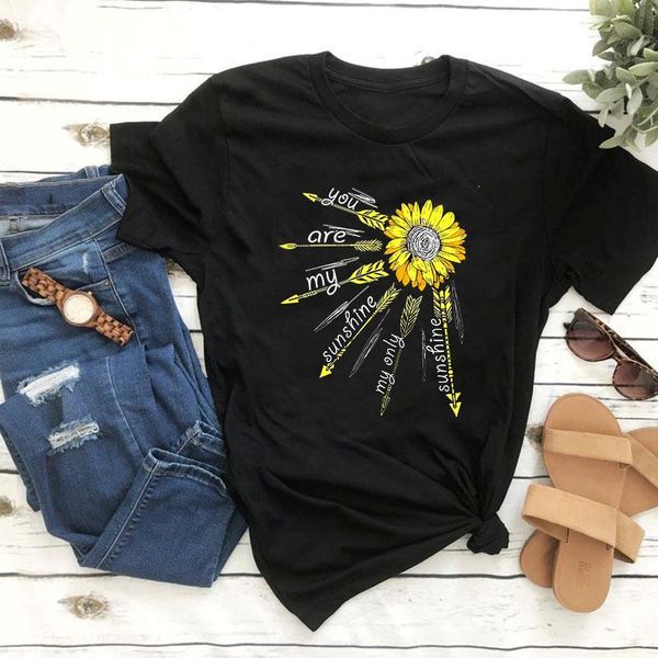 sunflower printed woman tshirt o-neck short sleeve casual summer women clothes plus size t shirt haut femme women's t-shirt, White
sunflower printed woman tshirt o-neck short sleeve casual summer women clothes plus size t shirt haut femme women's t-shirt, White