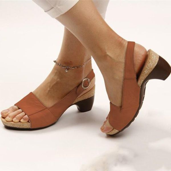 rome women sandals summer thick heel pumps ankle buckle open toe casual shoes woman single zapatos de mujer dress, Black
rome women sandals summer thick heel pumps ankle buckle open toe casual shoes woman single zapatos de mujer dress, Black