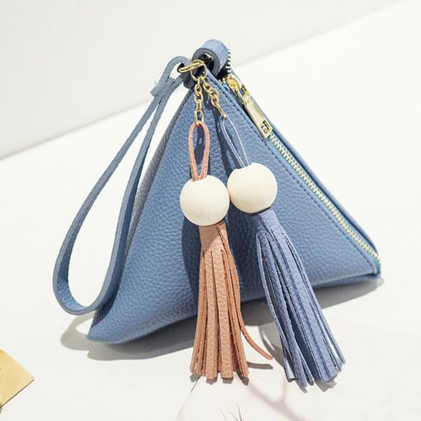wallets 2021 fashion triangle women purse casual fringe bag ladies mini tassel wallet female clutches pu leather bags, Red;black
wallets 2021 fashion triangle women purse casual fringe bag ladies mini tassel wallet female clutches pu leather bags, Red;black