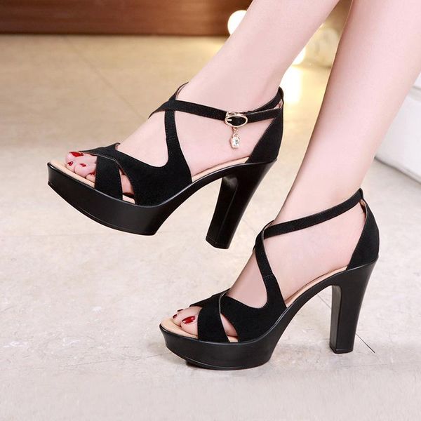 sandals large size 32-43 high heel women shoes thick platform ladies party summer 2021, Black
sandals large size 32-43 high heel women shoes thick platform ladies party summer 2021, Black