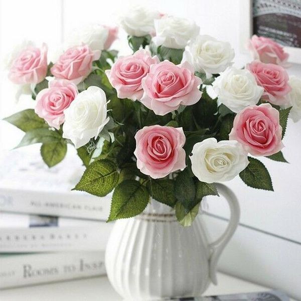 decorative flowers & wreaths 10 pcs artificial rose flower simulation wedding party home bouquet decor table plant decoration single branch
decorative flowers & wreaths 10 pcs artificial rose flower simulation wedding party home bouquet decor table plant decoration single branch