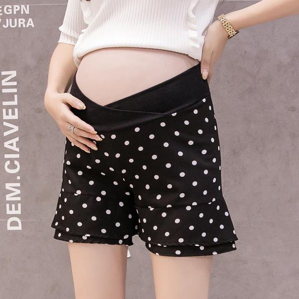 maternity bottoms summer clothes fashion polka dot ruffles patchwork pregnant women belly shorts office lady elegant low-rise trousers, White
maternity bottoms summer clothes fashion polka dot ruffles patchwork pregnant women belly shorts office lady elegant low-rise trousers, White