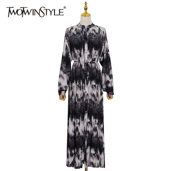 vintage hit color dress for women stand collar long sleeve high waist print spring midi dresses female fashion 210520, Black;gray
vintage hit color dress for women stand collar long sleeve high waist print spring midi dresses female fashion 210520, Black;gray