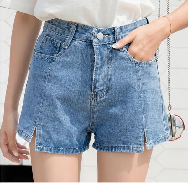 women's shorts summer women fashion large size denim female zipper button loose casual 2021, White;black
women's shorts summer women fashion large size denim female zipper button loose casual 2021, White;black