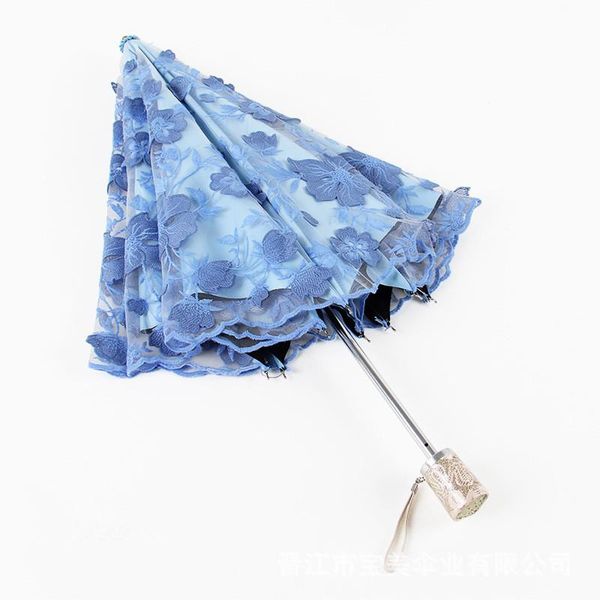 umbrellas two folding sun umbrella rain women clear uv embroidery fabric lace ladies parasol windproof paraguas girl gift 
umbrellas two folding sun umbrella rain women clear uv embroidery fabric lace ladies parasol windproof paraguas girl gift