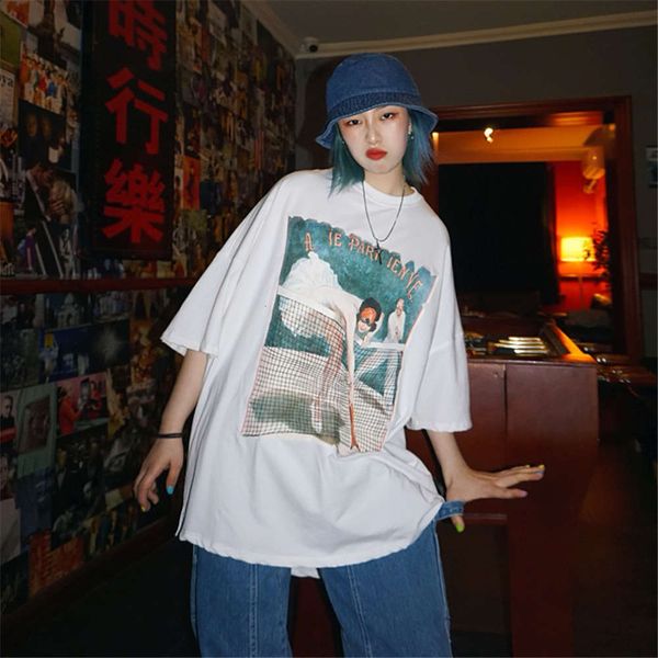 short sleeve t-shirt women's fashion brand student large clothing 200 jin korean version loose cec half bf style, White;black
short sleeve t-shirt women's fashion brand student large clothing 200 jin korean version loose cec half bf style, White;black