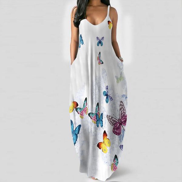 summer fashion sundress loose print women dress pocket plus size sling sleeveless, Black;gray
summer fashion sundress loose print women dress pocket plus size sling sleeveless, Black;gray