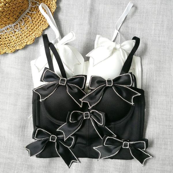 women's tanks & camis 2021 fashion women vintage bow diamonds bustier shaper tube y2k girls performance wear clubwear party cute v, White
women's tanks & camis 2021 fashion women vintage bow diamonds bustier shaper tube y2k girls performance wear clubwear party cute v, White