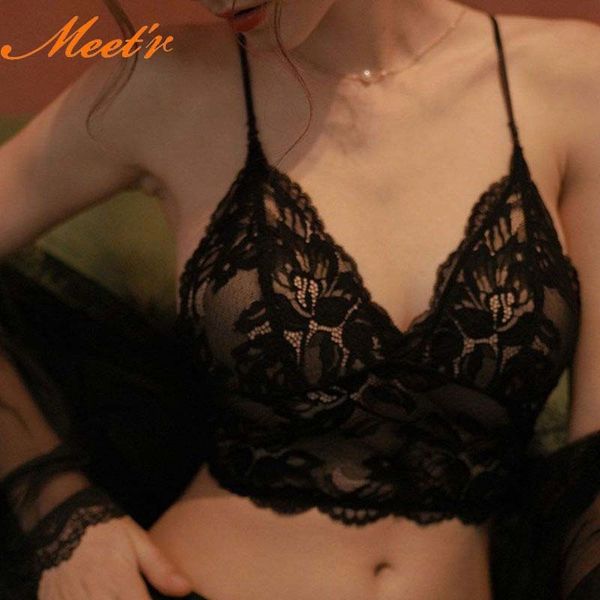 meet'r women bralette french style lace bra backless deep v wireless underwear seamless solid color beauty back underwear, Red;black
meet'r women bralette french style lace bra backless deep v wireless underwear seamless solid color beauty back underwear, Red;black