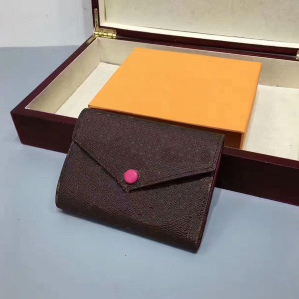 new designer button short wallets female fashion purse usa style l flower pattern women purses bag with box, Red;black
new designer button short wallets female fashion purse usa style l flower pattern women purses bag with box, Red;black