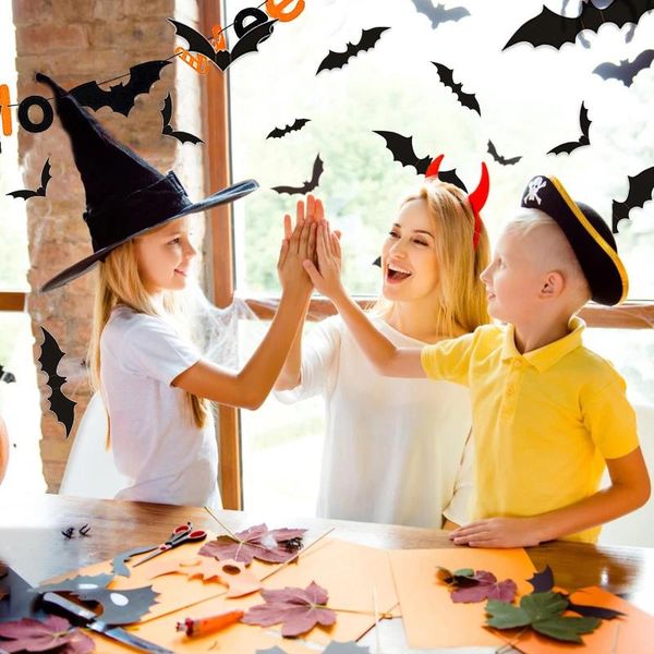 disposable dinnerware 60pcs halloween decoration 3d black pvc bat party diy decor bar room scary decos props wall sticker
disposable dinnerware 60pcs halloween decoration 3d black pvc bat party diy decor bar room scary decos props wall sticker