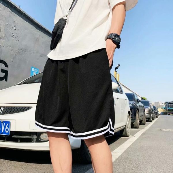 summer sports shorts men's fashion brand ins high street basketball running students wear korean striped casual pants suits & blazers, White;black
summer sports shorts men's fashion brand ins high street basketball running students wear korean striped casual pants suits & blazers, White;black