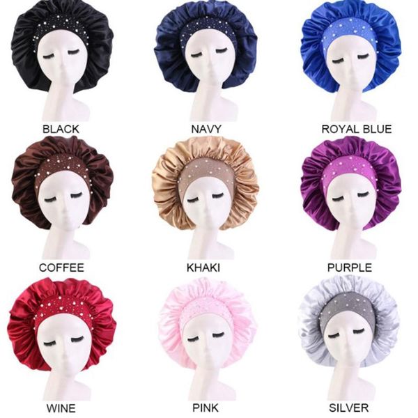 sleeping cap women big size soft satin silk hat hair care scarf imitation pearl head cover beanies wholesale bonnets shower caps
sleeping cap women big size soft satin silk hat hair care scarf imitation pearl head cover beanies wholesale bonnets shower caps