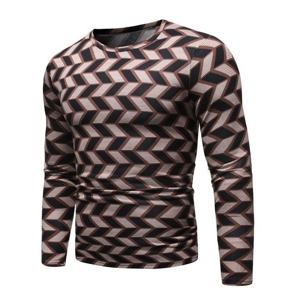 men's t-shirts autumn and winter style european american personality plaid printing casual round neck long sleeve t-shirt tx97 0ih, White;black
men's t-shirts autumn and winter style european american personality plaid printing casual round neck long sleeve t-shirt tx97 0ih, White;black