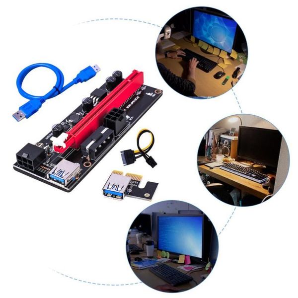 est ver009s pci-e riser card 30cm 60cm 100cm usb 3.0 cable pci express 1x to 16x extender pcie adapter for gpu miner mining computer cables
est ver009s pci-e riser card 30cm 60cm 100cm usb 3.0 cable pci express 1x to 16x extender pcie adapter for gpu miner mining computer cables