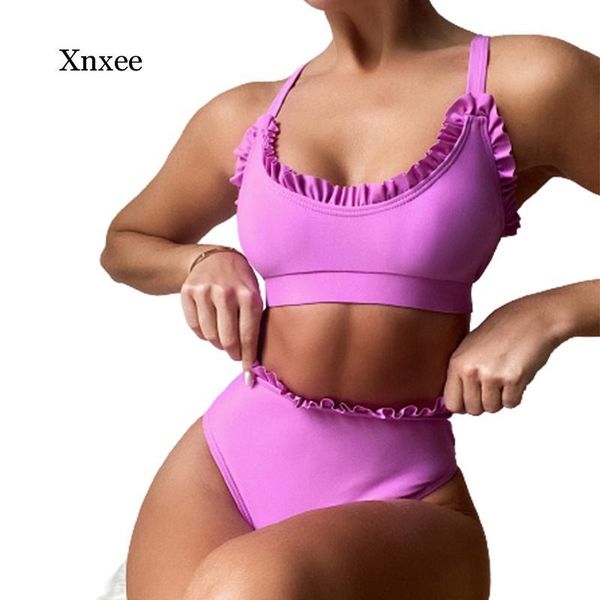 pure ruffle high waist bathing suit bikini push up sweet women's swimsuit cut out swimwear beachwear swimming costume, White;black
pure ruffle high waist bathing suit bikini push up sweet women's swimsuit cut out swimwear beachwear swimming costume, White;black