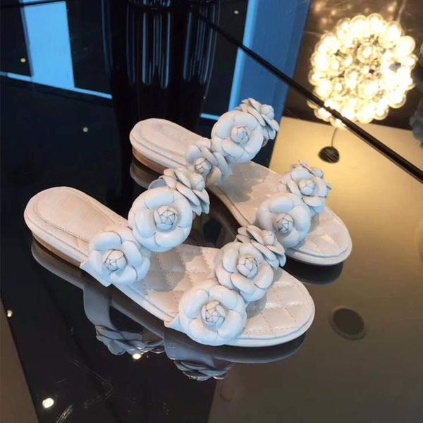summer flower appliques women genuine leather slippers 2021 runway open toe flats shoes ladies sandals slides, Black
summer flower appliques women genuine leather slippers 2021 runway open toe flats shoes ladies sandals slides, Black