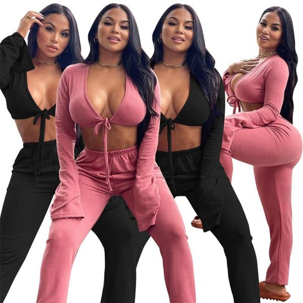 women's two piece pants 2 sets womens outfits pure color street wear strapless midriff baring tall waist wholesale drop, White
women's two piece pants 2 sets womens outfits pure color street wear strapless midriff baring tall waist wholesale drop, White
