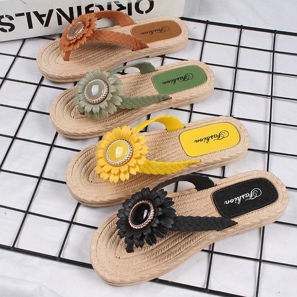 sandals big diamond flower flip flops flat beach summer style daily leisure indoor and outdoor slippers women, Black
sandals big diamond flower flip flops flat beach summer style daily leisure indoor and outdoor slippers women, Black