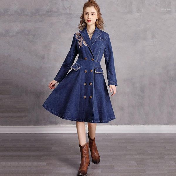 casual dresses seebeautiful vintage embroidery denim dress notched long sleeve double breasted fashion 2021 autumn winter women m361, Black;gray
casual dresses seebeautiful vintage embroidery denim dress notched long sleeve double breasted fashion 2021 autumn winter women m361, Black;gray