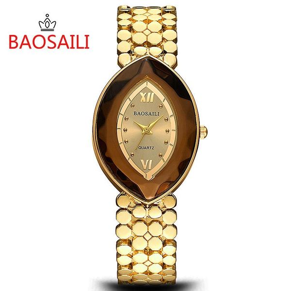 wristwatches bsl961 baosaili brand women luxury gold watch vintage sl68 quartz movement bracelet dress relojes de mujer clock, Slivery;brown
wristwatches bsl961 baosaili brand women luxury gold watch vintage sl68 quartz movement bracelet dress relojes de mujer clock, Slivery;brown