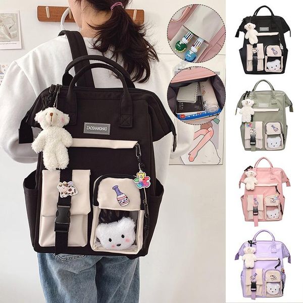 shool bag backpack forteenagers girls cute ring designer travel bags lapwomen notebook patchwork school
shool bag backpack forteenagers girls cute ring designer travel bags lapwomen notebook patchwork school
