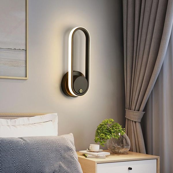 wall lamps modern led lamp black iron bedroom decoration bathroom lighting gesture induction ring living room
wall lamps modern led lamp black iron bedroom decoration bathroom lighting gesture induction ring living room
