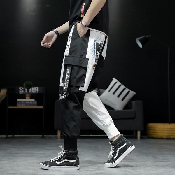 men's pants match color fashion all-match autumn men loose oversized trend overalls japanese hong kong brand casual, Black
men's pants match color fashion all-match autumn men loose oversized trend overalls japanese hong kong brand casual, Black