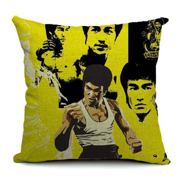 cushion/decorative pillow bruce lee portrait art cushion cover chinese kungfu star linen throw 45x45cm for room decoration
cushion/decorative pillow bruce lee portrait art cushion cover chinese kungfu star linen throw 45x45cm for room decoration