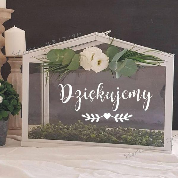 cards and gifts decal wedding thank you texts sticker box decals polish language text wall mural az778 stickers
cards and gifts decal wedding thank you texts sticker box decals polish language text wall mural az778 stickers