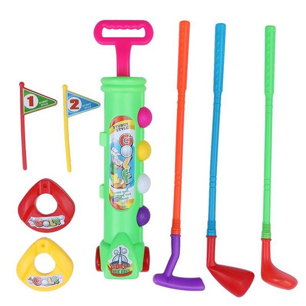 plastic childen golf suits educational sport toy child indoor outdoor fun sports toys for children kids complete set of clubs
plastic childen golf suits educational sport toy child indoor outdoor fun sports toys for children kids complete set of clubs