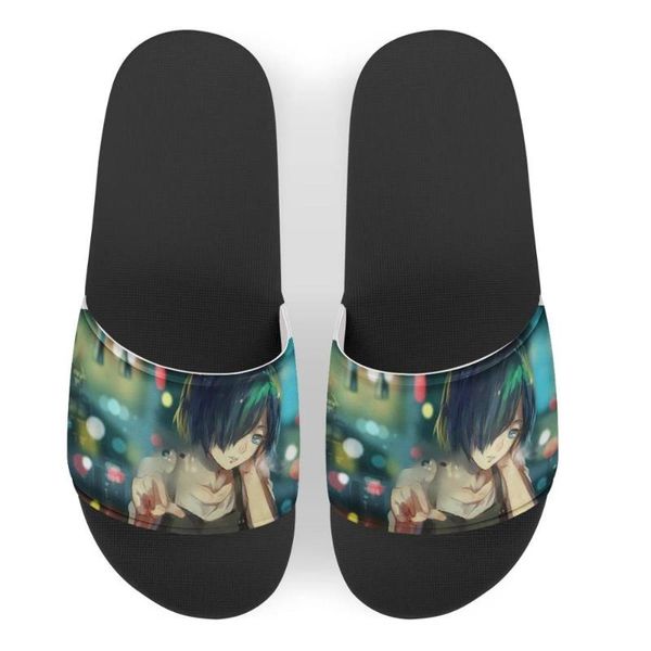 slippers 3d print tokyo ghoul touka kirishima blue eyes custom pattern flip flops summer slipper for men indoor shoes zapatos de hombre, Black
slippers 3d print tokyo ghoul touka kirishima blue eyes custom pattern flip flops summer slipper for men indoor shoes zapatos de hombre, Black