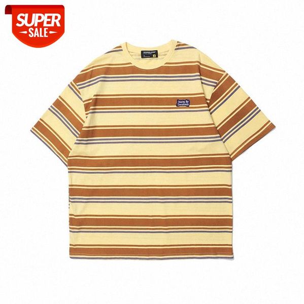 european and american high street basic stripe printed t-shirt, fashion brand contrast color short-sleeved tee men women #8b6u, White;black
european and american high street basic stripe printed t-shirt, fashion brand contrast color short-sleeved tee men women #8b6u, White;black