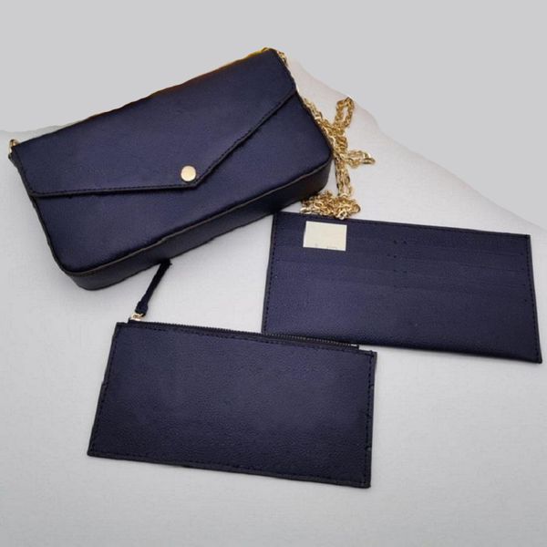 classic luxury designer bag purse 3p/c pochette felicie leather shoulder bags ladies fashion designers shopping messenger with box ship
classic luxury designer bag purse 3p/c pochette felicie leather shoulder bags ladies fashion designers shopping messenger with box ship