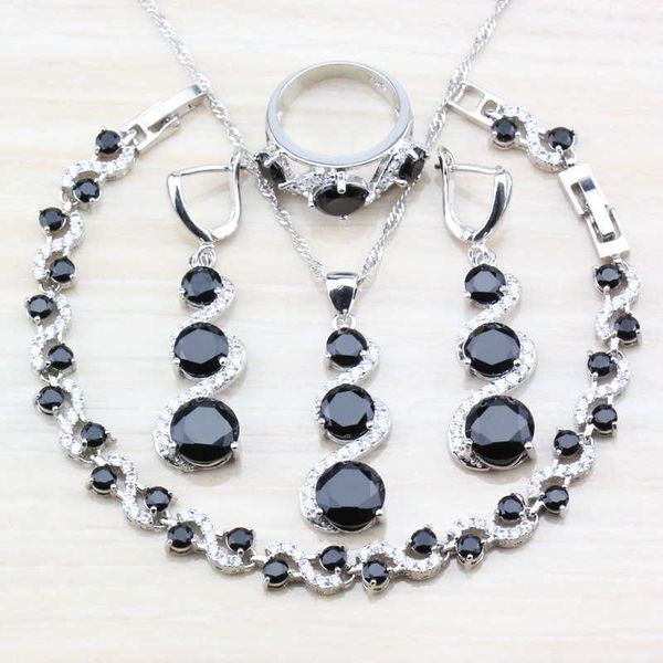 silver-color women fashion party costume natural black stones cz long dangle earrings/necklace/bracelet/ring jewelry sets h1022
silver-color women fashion party costume natural black stones cz long dangle earrings/necklace/bracelet/ring jewelry sets h1022