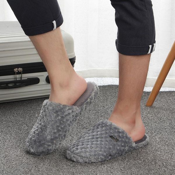 slippers 2021 men indoor fur mens winter warm shoes cottom flat heels anti-slip home casual floor zapatos de hombre, Black
slippers 2021 men indoor fur mens winter warm shoes cottom flat heels anti-slip home casual floor zapatos de hombre, Black
