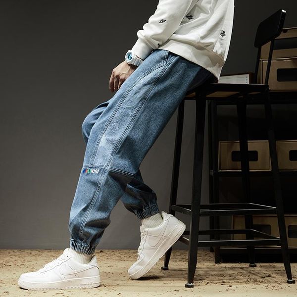 men's jeans fashion vibrant loose patchwork denim baggy lace up pant blue fit pants skinny for men
men's jeans fashion vibrant loose patchwork denim baggy lace up pant blue fit pants skinny for men