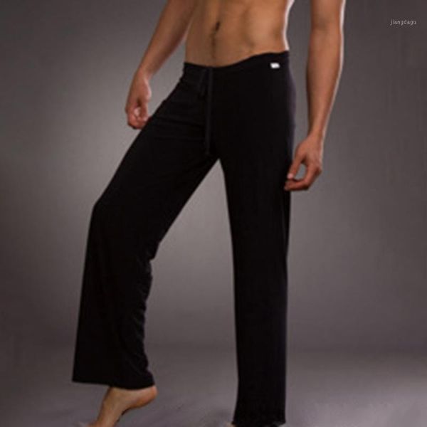 men's sleepwear sleep buttons summer casual long pants solid breathable trousers loose home nightwear comfortable clothes male 2021, Black;brown
men's sleepwear sleep buttons summer casual long pants solid breathable trousers loose home nightwear comfortable clothes male 2021, Black;brown