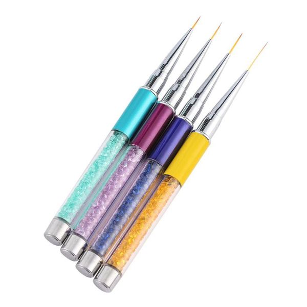 nail brushes french style 3d gradient art crystal handle drawing lines grid stripe liner pen uv gel brush manicure painting, Yellow
nail brushes french style 3d gradient art crystal handle drawing lines grid stripe liner pen uv gel brush manicure painting, Yellow