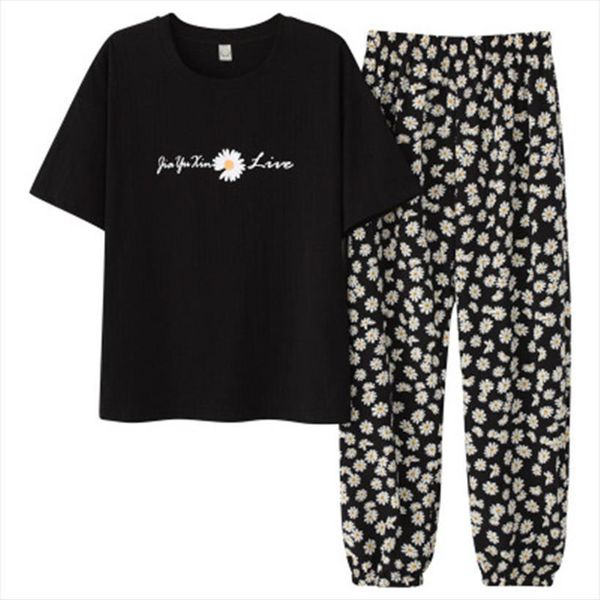 100% cotton short sleeve womens sleepwears shirt pants 2piece set casual print pyjama sleep, Black;red
100% cotton short sleeve womens sleepwears shirt pants 2piece set casual print pyjama sleep, Black;red