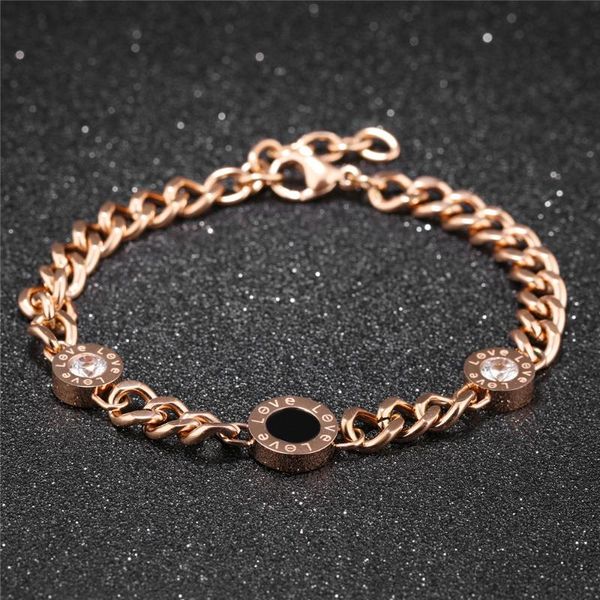 stainless steel zircon silver rose gold color geometric bracelet elegant vintage bracelets jewelry gift for women link, chain, Black
stainless steel zircon silver rose gold color geometric bracelet elegant vintage bracelets jewelry gift for women link, chain, Black