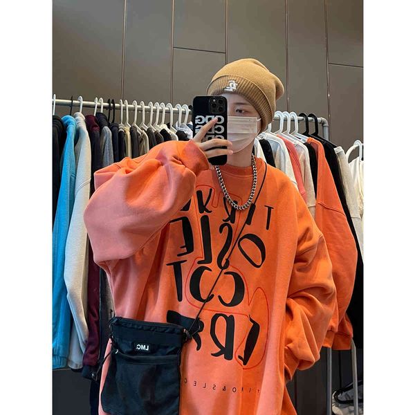 men's hoodies & sweatshirts kpop couple's big sweatshirt, fashionable, korean clothes, hip hop letterhead print, round collar, cum, Black
men's hoodies & sweatshirts kpop couple's big sweatshirt, fashionable, korean clothes, hip hop letterhead print, round collar, cum, Black