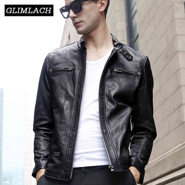 men's leather & faux winter genuine jacket for men motorcycle biker flight pilot bomber natural real male coat cqn3, Black
men's leather & faux winter genuine jacket for men motorcycle biker flight pilot bomber natural real male coat cqn3, Black