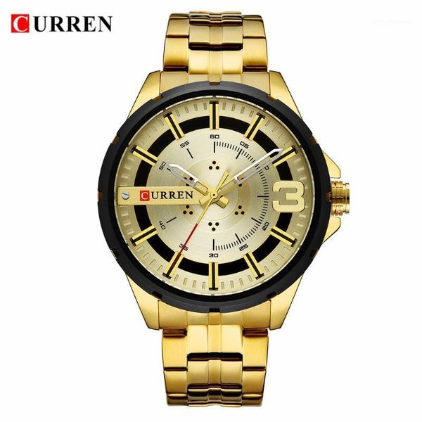 wristwatches curren luxury casual brand stainless steel analog date display men sport reloj military quartz watch relogio masculino, Slivery;brown
wristwatches curren luxury casual brand stainless steel analog date display men sport reloj military quartz watch relogio masculino, Slivery;brown